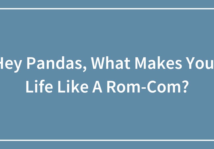 Hey Pandas, What Makes Your Life Like A Rom-Com?