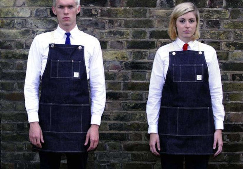 A Denim Apron Straight Out of Central Casting