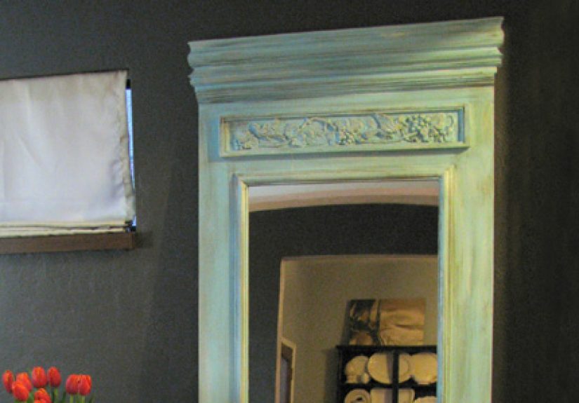 DIY Trumeau Floor Mirror Tutorial