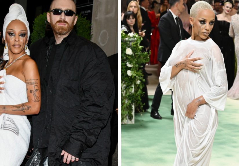 Doja Cat Showed Up In A Soaking Wet Dress To 2024 Met Gala After Leaving Hotel In A Towel