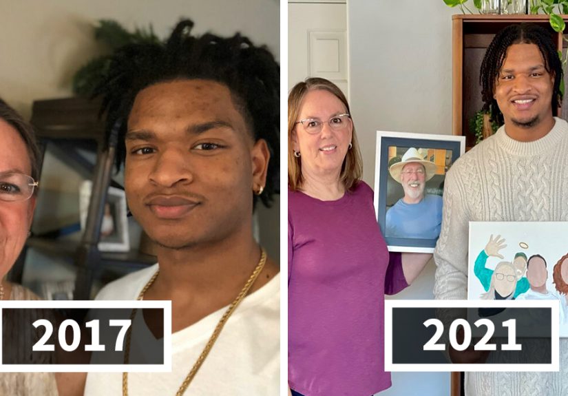 Grandma And A Stranger Who She Accidentally Invited To Thanksgiving Share Their 6th Celebration Together