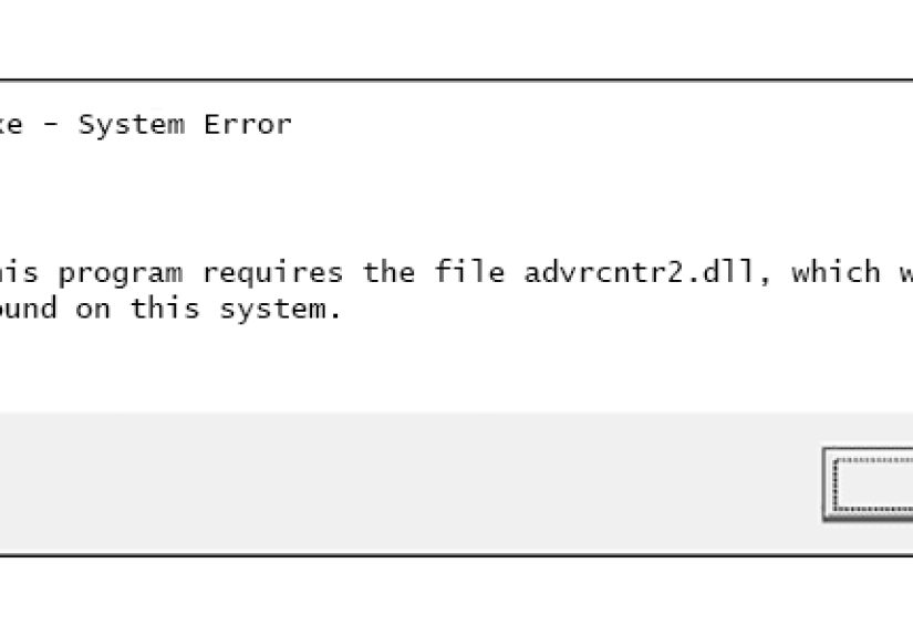 How to Fix Advrcntr2.dll Is Missing Errors (Nero)