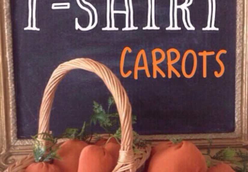 How to Make T-Shirt Carrots