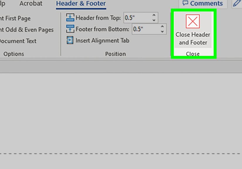 How to Remove a Header from the Second Page: 9 Steps