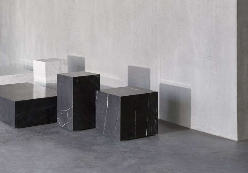 Marble Plinth Tables