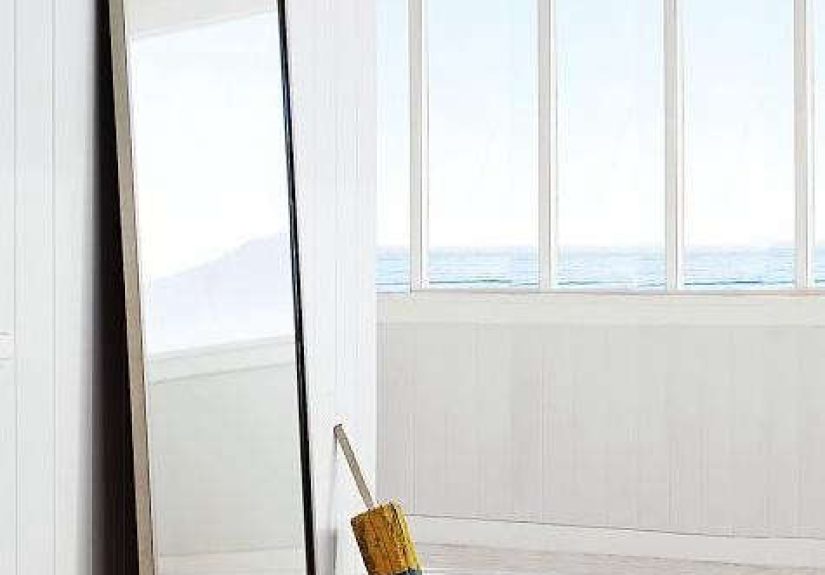 Metal Floor Mirror