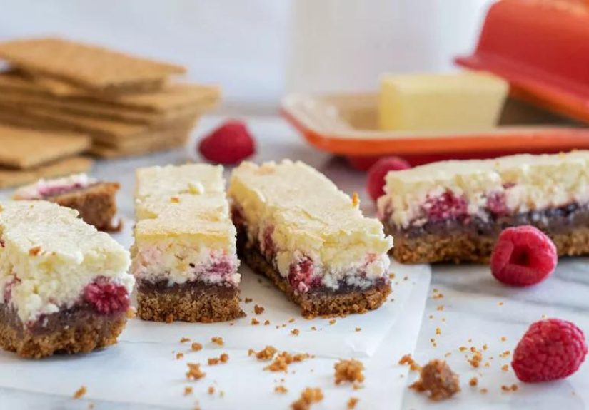 Recipe: Raspberry Cheesecake Bars