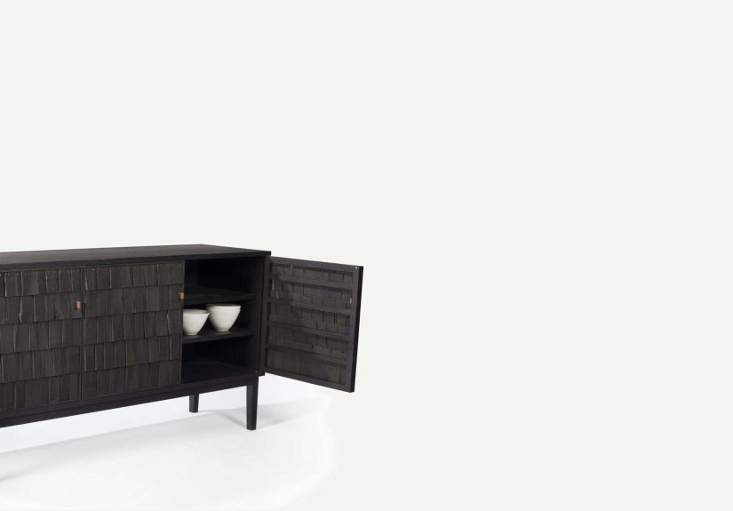 Scorched Shake Sideboard: A Unique Addition to Modern Interiors
