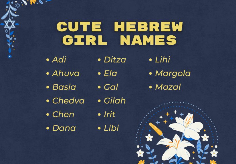215+ Unique & Beautiful Hebrew Names for Girls