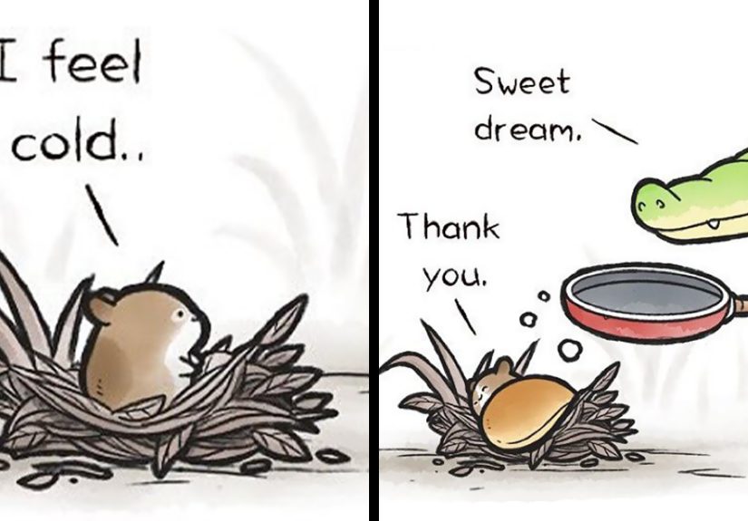 25 Charming Comics About The Fun Adventures Of A Friendly Alligator By Chow Hon Lam
