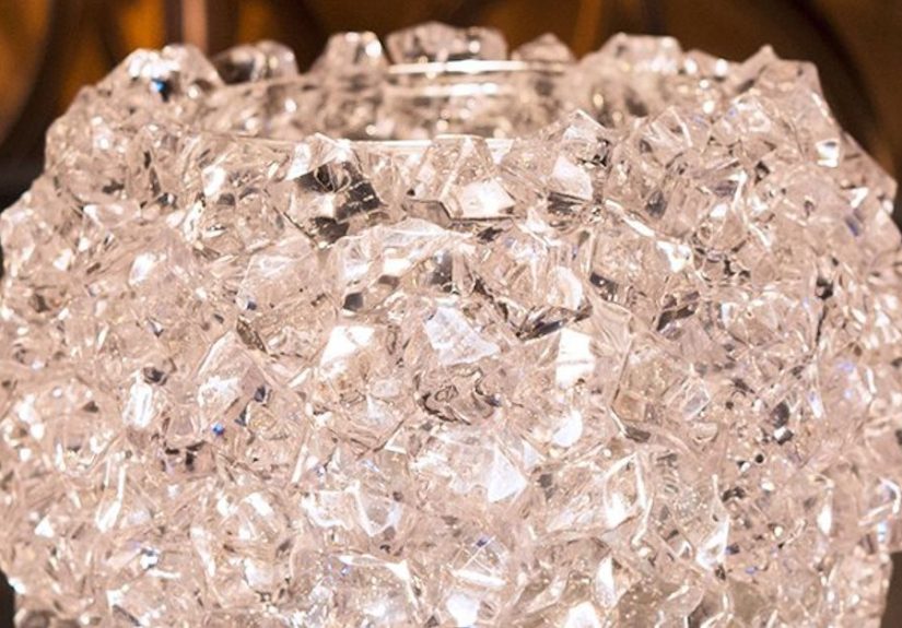 DIY $5 Ice Crystal Votive
