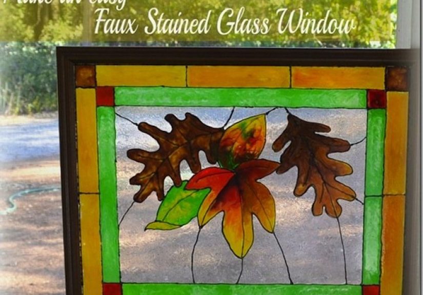 DIY Faux Stained Glass - Genius - Bob Vila