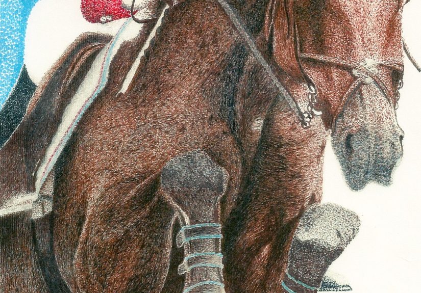 Going For The Winn! Done In Pointillism A Little Over 4 Years Ago. Lots Of Tiny Dots All Put Together And This Is What Came Up! – Www.luzimmscratchart.com