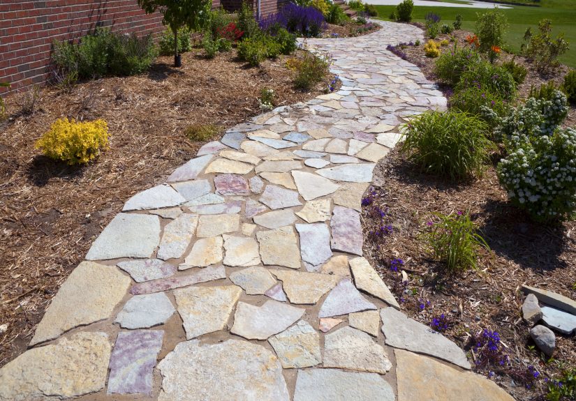 How to Build a Stone Sidewalk or Garden Path
