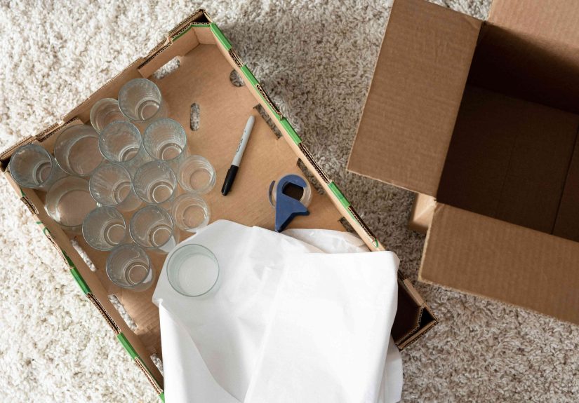 How to Pack Glasses When Moving