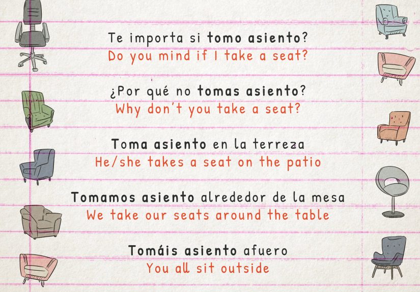 How to Say "Sit" in Spanish: "Sit Down," "Take a Seat," & More