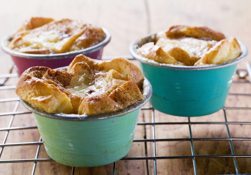 Individual Bread Pudding With Butterscotch Sauce Recipe