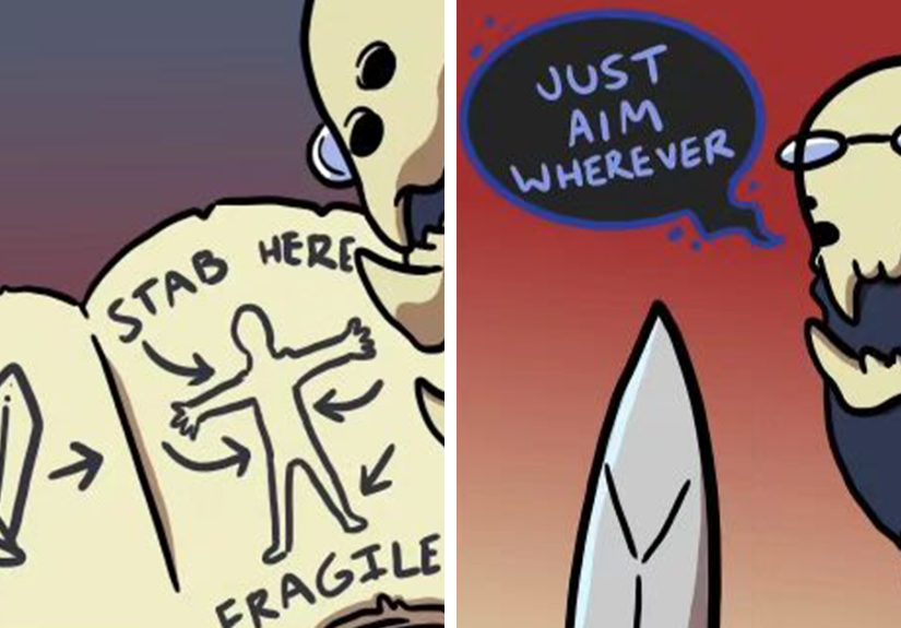 My 20 Humorous Comics Featuring Mythical Creatures And Swords