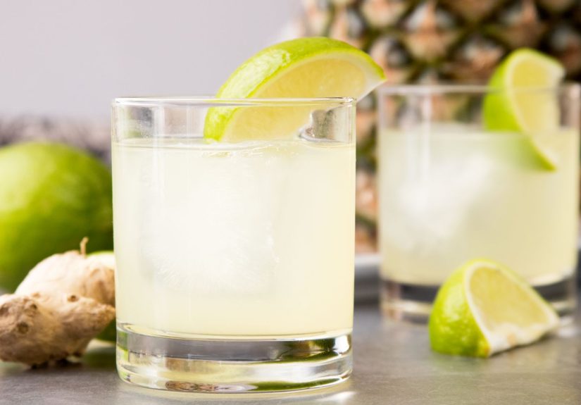 Pineapple Ginger Margarita Mocktail Recipe