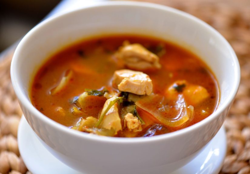 Spicy Crock Pot Chicken Soup With Vegetables Recipe