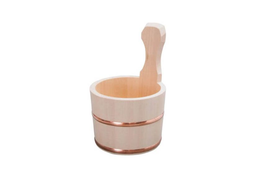 Umezawa Hinoki Bath Bucket with Handle