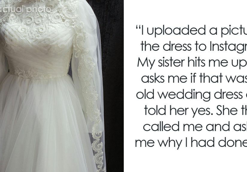 “You Could Have Waited”: Sister Furious After Woman Cuts Up Her Wedding Dress Post-Cheating