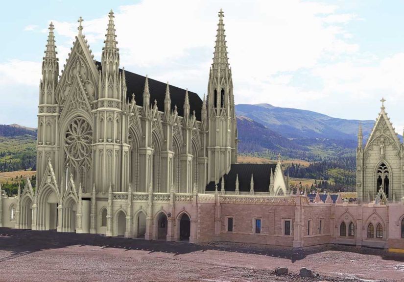 A Medieval Gothic Monastery Built Using CAD / CAM