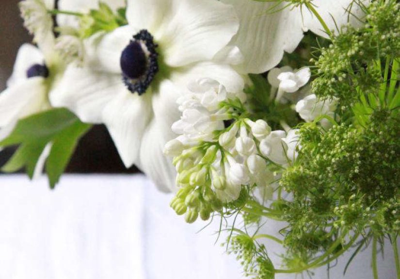 Bouquet of the Week: Splurge on Black and White Anemones