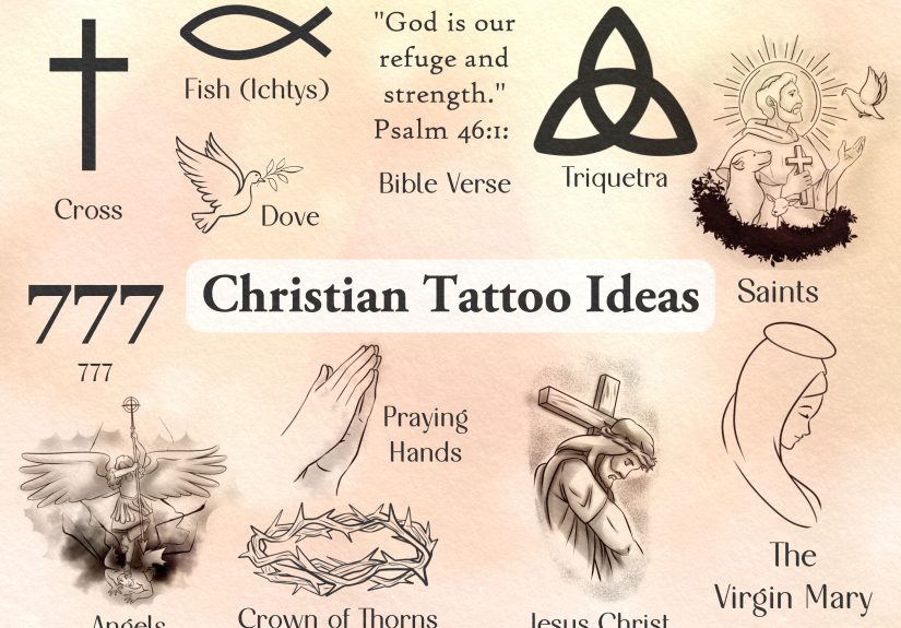Christian Tattoo Ideas for Men & Women (+ What They Mean)