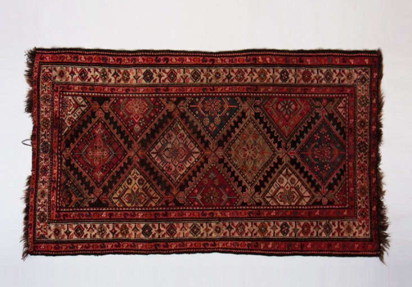 Mid-19th-Century Shirvan Antique Rug