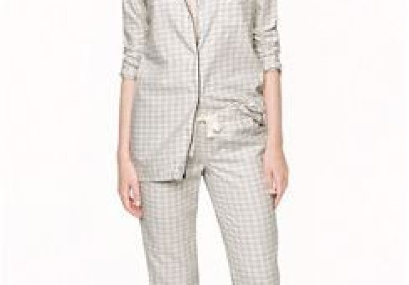 Pajama Set In Gingham Flannel
