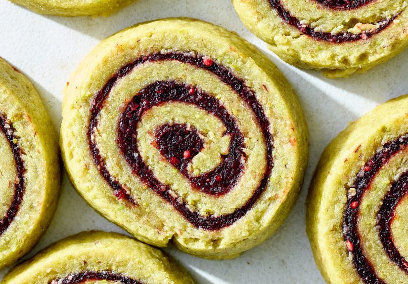 Pistachio-Cranberry Pinwheels Recipe