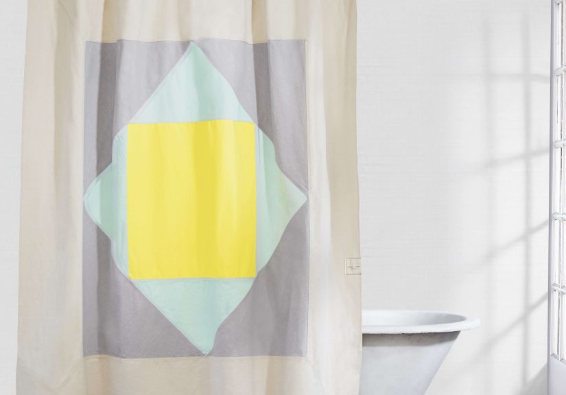 The Narlai – Mint Organic Cotton Canvas Curtain